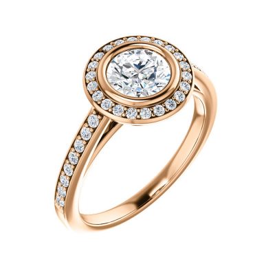 Zaujímavý diamantový prsteň